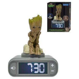 Budík s nočním 3D světlem Groot