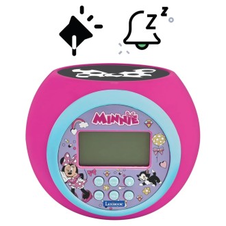 Budík s projektorem Myška Minnie