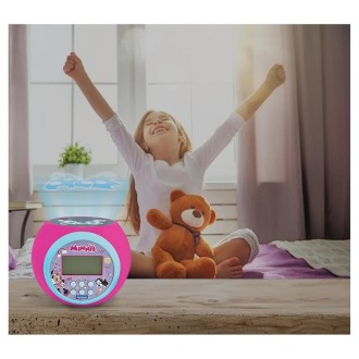 Budík s projektorem Myška Minnie