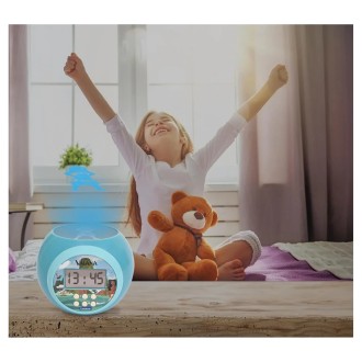 Budík s projektorem Odvážná Vaiana