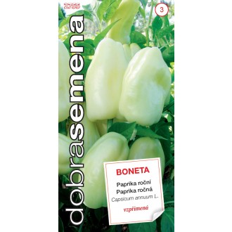 Dobrá semena Paprika zel. - Boneta, vzpřímená 0,5g