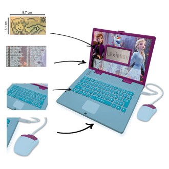 Česko-anglický vzdělávací notebook Ledové království