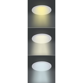 Solight LED mini panel CCT, podhledový, 12W, 900lm, 3000K, 4000K, 6000K, kulatý