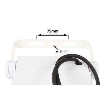 T-led - LED reflektor FW30W bílý 30W Barva krytu: Bílá, Varianta: Teplá bílá