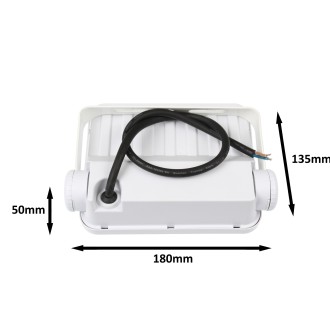 T-led - LED reflektor FW30W bílý 30W Barva krytu: Bílá, Varianta: Denní bílá