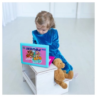 Česko-anglický růžový notebook Tlapková patrola