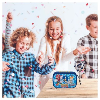 Přenosný mini reproduktor Ježek Sonic