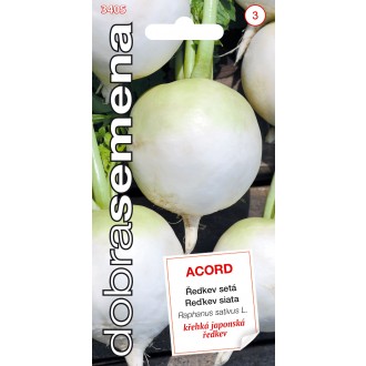 Dobrá semena Ředkev setá - Acord kulatá, typ Daikon 3g