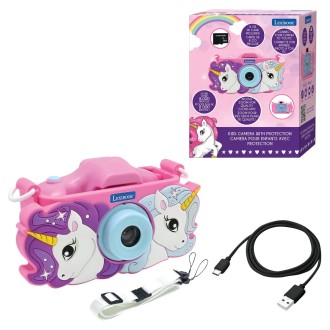Dětský fotoaparát a kamera s krytem Jednorožec