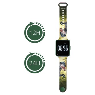 LED hodinky s dinosaury