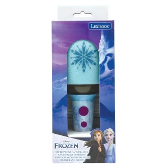 Svítící bezdrátový karaoke mikrofon Ledové království