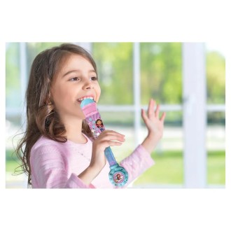 Svítící trendy mikrofon Gábinin kouzelný domek s melodiemi