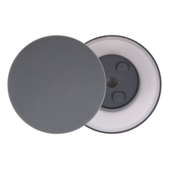 T-led - LED nástěnné svítidlo EKLIPSO G šedé Barva krytu: Šedá, Varianta: 15W, Napětí (V): 230 V