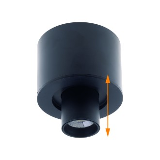 T-led - CCT LED svítidlo ALIMO 6W černé Barva krytu: Černá, Varianta: CCT LED svítidlo ALIMO 6W černé