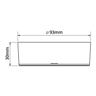 T-led - LED svítidlo ISDA 7W bílé Barva krytu: Bílá, Varianta: Teplá bílá