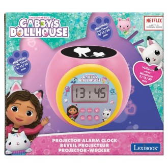 Budík s projektorem Gábinin kouzelný domek