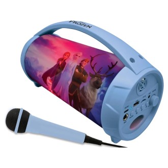 Reproduktor s mikrofonem Boombox Ledové království