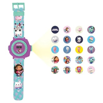 Digitální promítací hodinky Gábinin kouzelný domek