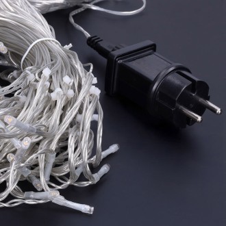 Solight LED vánoční závěs, rampouchy, 360 LED, 9m x 0,7m, přívod 6m, venkovní, teplé bílé světlo