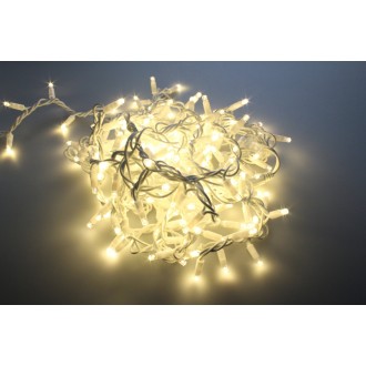 T-led - LED světelný řetěz 12W200 10m Varianta: Studená bílá, Napětí (V): 230 V