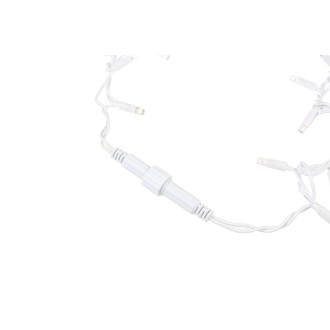 T-led - LED světelný řetěz 12W200 10m Varianta: Studená bílá, Napětí (V): 230 V