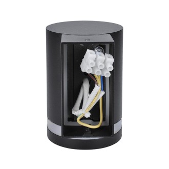 Solight LED venkovní nástěnné osvětlení Potenza, 1x GU10, černá Stupeň krytí (IP): IP54