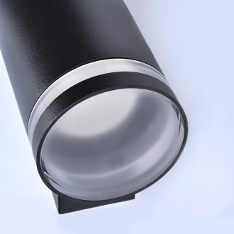 Solight LED venkovní nástěnné osvětlení Potenza, 1x GU10, černá Stupeň krytí (IP): IP54