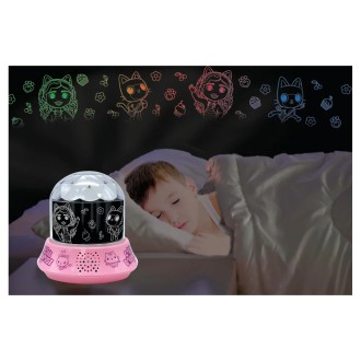 Noční projektor s reproduktorem Gábinin kouzelný domek