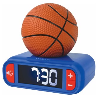 Budík s nočním 3D světlem Basketball