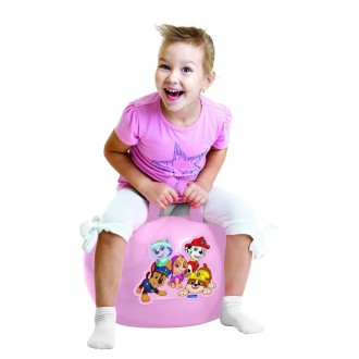 Nafukovací skákací míč 45 cm růžový Tlapková Patrola