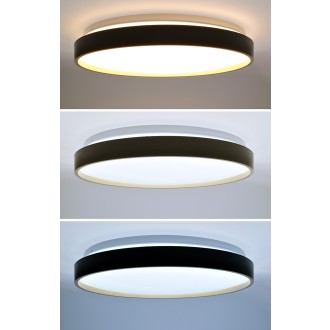 Solight LED osvětlení s dálkovým ovladačem Cala, 48W, 3360lm, 38cm, změna chromatičnosti, stmívatelné