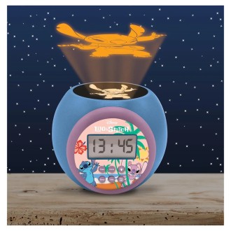 Budík s projektorem Disney Stitch