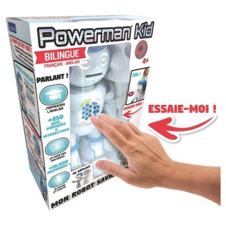 Mluvící robot Powerman Kid (francouzsko-anglicky)