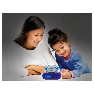 Budík s nočním 3D světlem Rugby míč