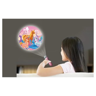 Baterka s projektorem Jednorožec