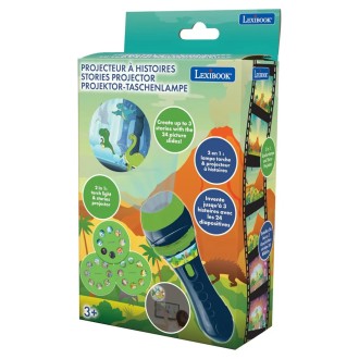 Baterka s projektorem Dinosaurus