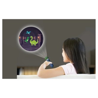 Baterka s projektorem Dinosaurus