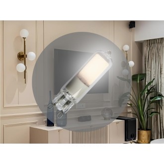 NEDES - LED žárovka 4W - G9 / COB / 4000K - ZLS624COB