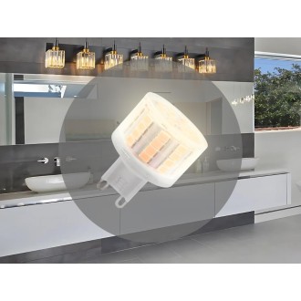 NEDES - LED žárovka 5W - G9 / SMD / 2800K / W - ZLS615CW