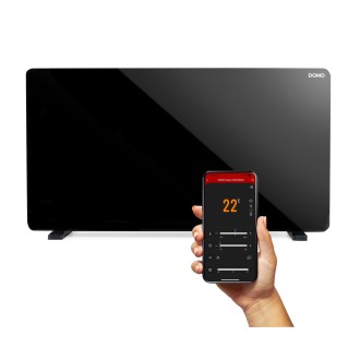 Skleněný teplovzdušný konvektor s WIFI - DOMO DO7356CH