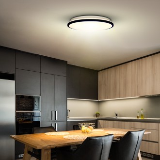 Solight LED osvětlení s dálkovým ovladačem Jamil, 48W, 3360lm, 40cm, změna chromatičnosti, stmívatelné