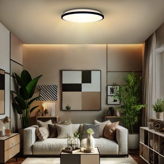 Solight LED osvětlení s dálkovým ovladačem Jamil, 48W, 3360lm, 40cm, změna chromatičnosti, stmívatelné