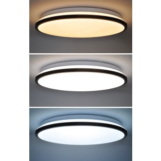 Solight LED osvětlení s dálkovým ovladačem Jamil, 48W, 3360lm, 40cm, změna chromatičnosti, stmívatelné