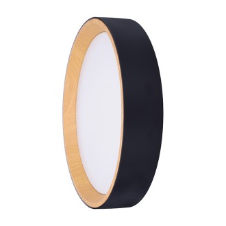 Solight LED osvětlení s dálkovým ovladačem Larios Black, 48W, 3360lm, 39cm, změna chromatičnosti, stmívatelné