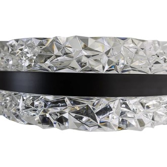 NEDES - LED luxusní závěsné křišťálové svítidlo s dálkovým ovladačem 80W - TA2303/B