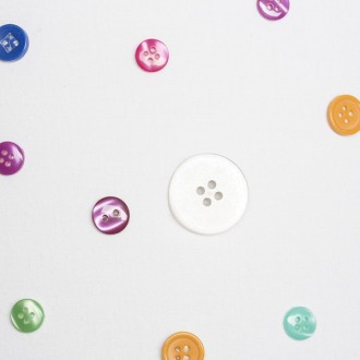 Rendl - DELISA 35/30 stínidlo bílá knoflíky max. 28W Barva: Bílá, Rozměry (mm): 35/30 (Průměr Výška)