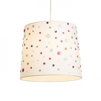 Rendl - DELISA 35/30 stínidlo bílá knoflíky max. 28W Barva: Bílá, Rozměry (mm): 35/30 (Průměr Výška)