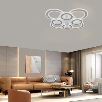 NEDES - LED stropní svítidlo s dálkovým ovladačem 200W - J3347/W