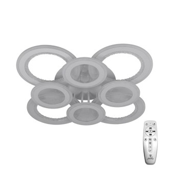NEDES - LED stropní svítidlo s dálkovým ovladačem 200W - J3347/W
