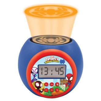Budík s projektorem Spidey a jeho úžasní přátelé